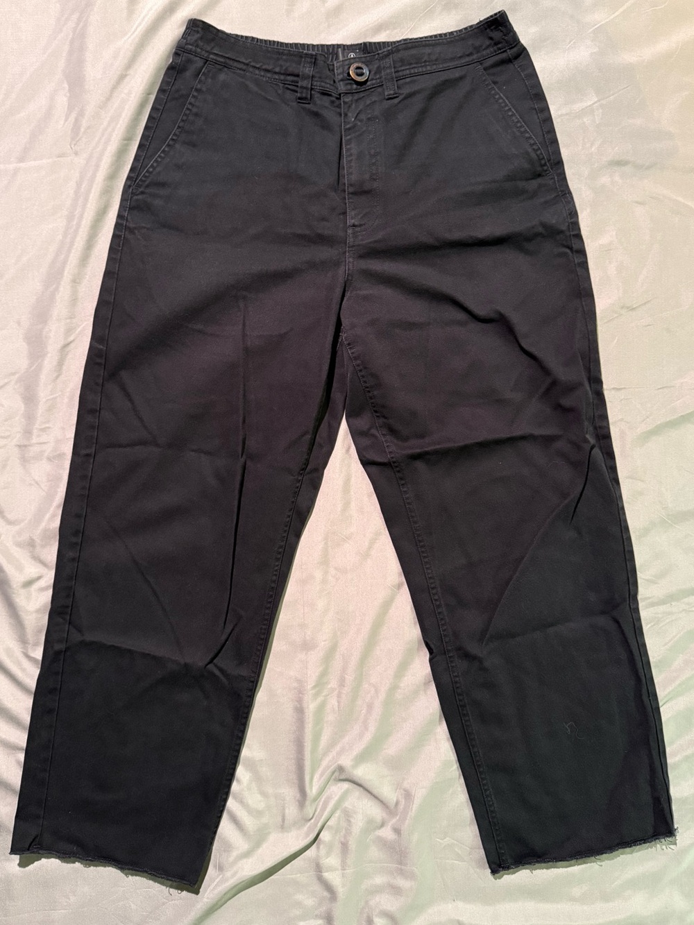 Volcom Black Straight Leg Pants